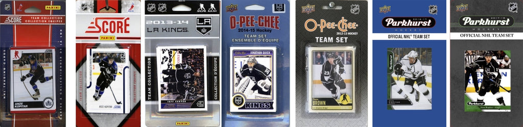 C & I Collectables LAKINGS717TS NHL Los Angeles Kings 7 Different Licensed Trading Card Team Sets