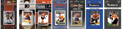 C & I Collectables FLYERS717TS NHL Philadelphia Flyers 7 Different Licensed Trading Card Team Sets