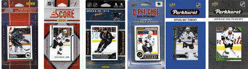 C & I Collectables SHARKS617TS NHL San Jose Sharks 6 Different Licensed Trading Card Team Sets