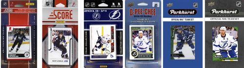 C & I Collectables LIGHTNING617TS NHL Tampa Bay Lightning 6 Different Licensed Trading Card Team Sets