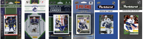 C & I Collectables CANUCKS617TS NHL Vancouver Canucks 6 Different Licensed Trading Card Team Sets