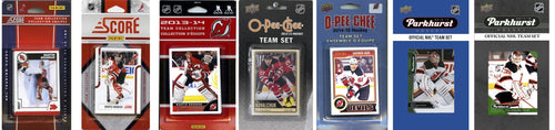 C & I Collectables DEVILS717TS NHL New Jersey Devils 7 Different Licensed Trading Card Team Sets