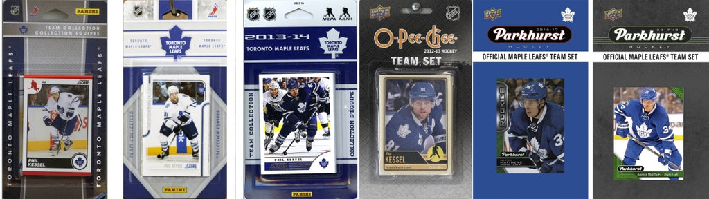 C & I Collectables LEAFS617TS NHL Toronto Maple Leafs 6 Different Licensed Trading Card Team Sets