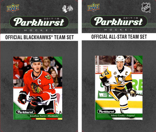 C & I Collectables 17CAPITALSTS NHL Chicago Blackhawks 2017 Parkhurst Team Set & All-Star Set