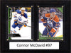 C & I Collectables 68MCDAVID2C NHL Connor McDavid Edmonton Oilers Two Card Plaque - 6 x 8 in.