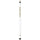 COLORADO ENGRAVED BILLIARD CUE WHITE / GOLD - COLBCE101-JR
