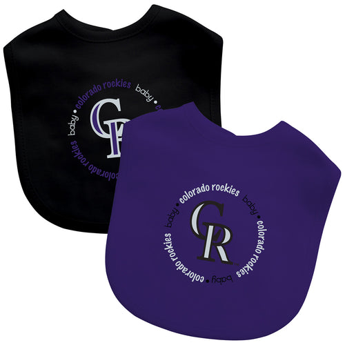 Colorado Rockies Baby Bib 2 Pack - Masterpieces Puzzle Company