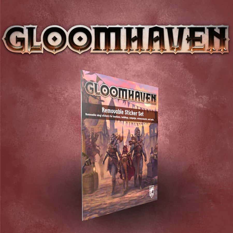 Cephalofair Games -  Gloomhaven (Second Edition): Removable Sticker Set Pre-Order