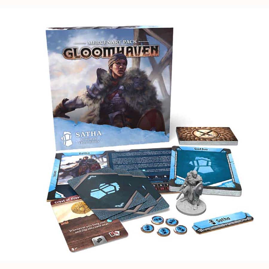 Cephalofair Games -  Gloomhaven: 2025 Mercenary Packs: Satha The Mayor Of Frosthaven Pre-Order