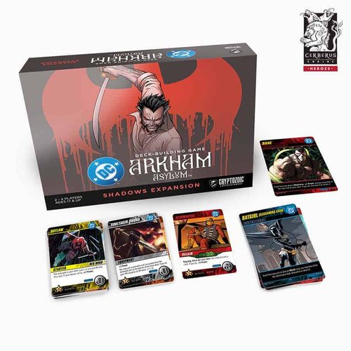 Cryptozoic Entertainment -  Dc Comics Deckbuilding Game: Arkham Asylum: Shadows Expansion