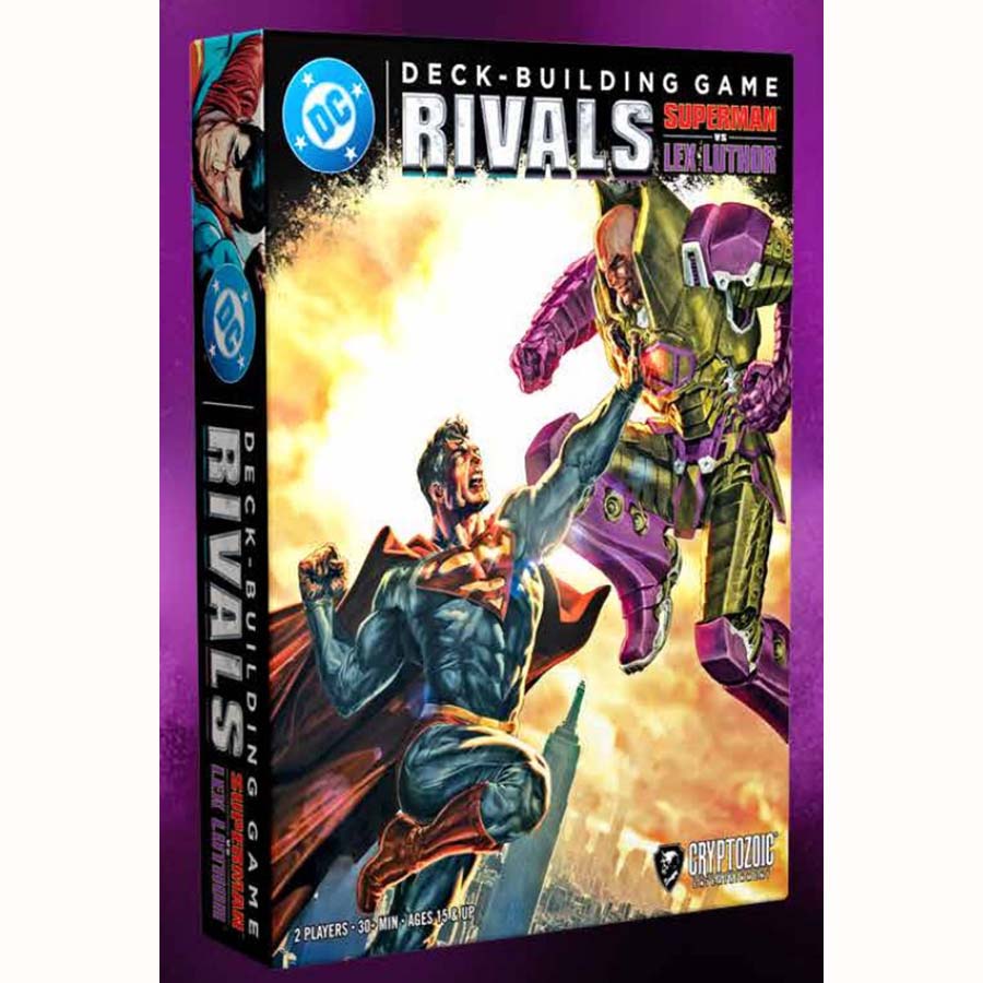 Cryptozoic Entertainment -  Dc Comics Deck Building Game: Rivals Superman Vs Lex Luthor Pre-Order