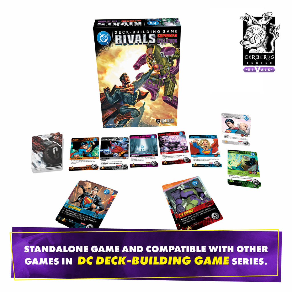 Cryptozoic Entertainment - Dc Deck-Building Game: Rivals - Superman Vs. Lex Luthor