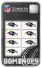 Baltimore Ravens Dominoes - Masterpieces Puzzle Company