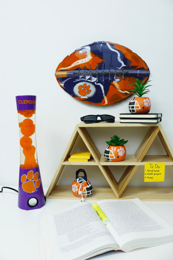 Clemson Tigers Magma Lamp - Bluetooth Speaker - Sporticulture