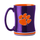 Clemson Tigers Coffee Mug 14oz Sculpted Relief Team Color - Logo Brands