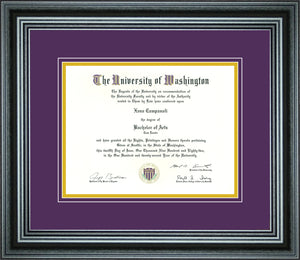 Single Diploma Frame for 8.5'' x 11'' Diploma