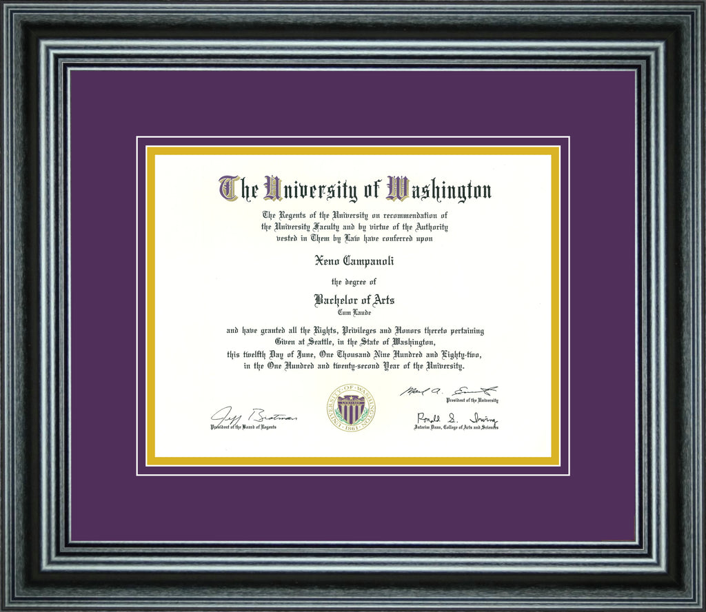 Single Diploma Frame for 8.5'' x 11'' Diploma