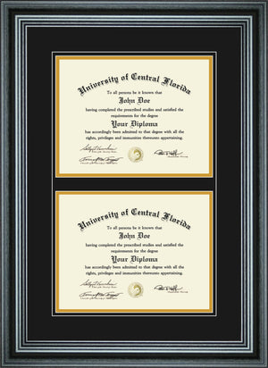 Double Diploma Frame for 11x14'' Diploma
