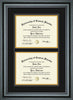 Double Diploma Frame for 8.5'' x 11'' Diploma