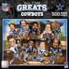 Dallas Cowboys Puzzle 500 Piece All-Time Greats - Masterpieces Puzzle Company