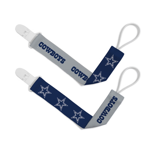 Dallas Cowboys Pacifier Clips 2 Pack - Masterpieces Puzzle Company