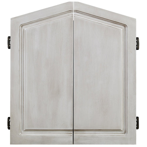 DARTBOARD CABINET-ANTIQUE WHITE