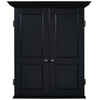 DARTBOARD CABINET SQUARE - BLACK