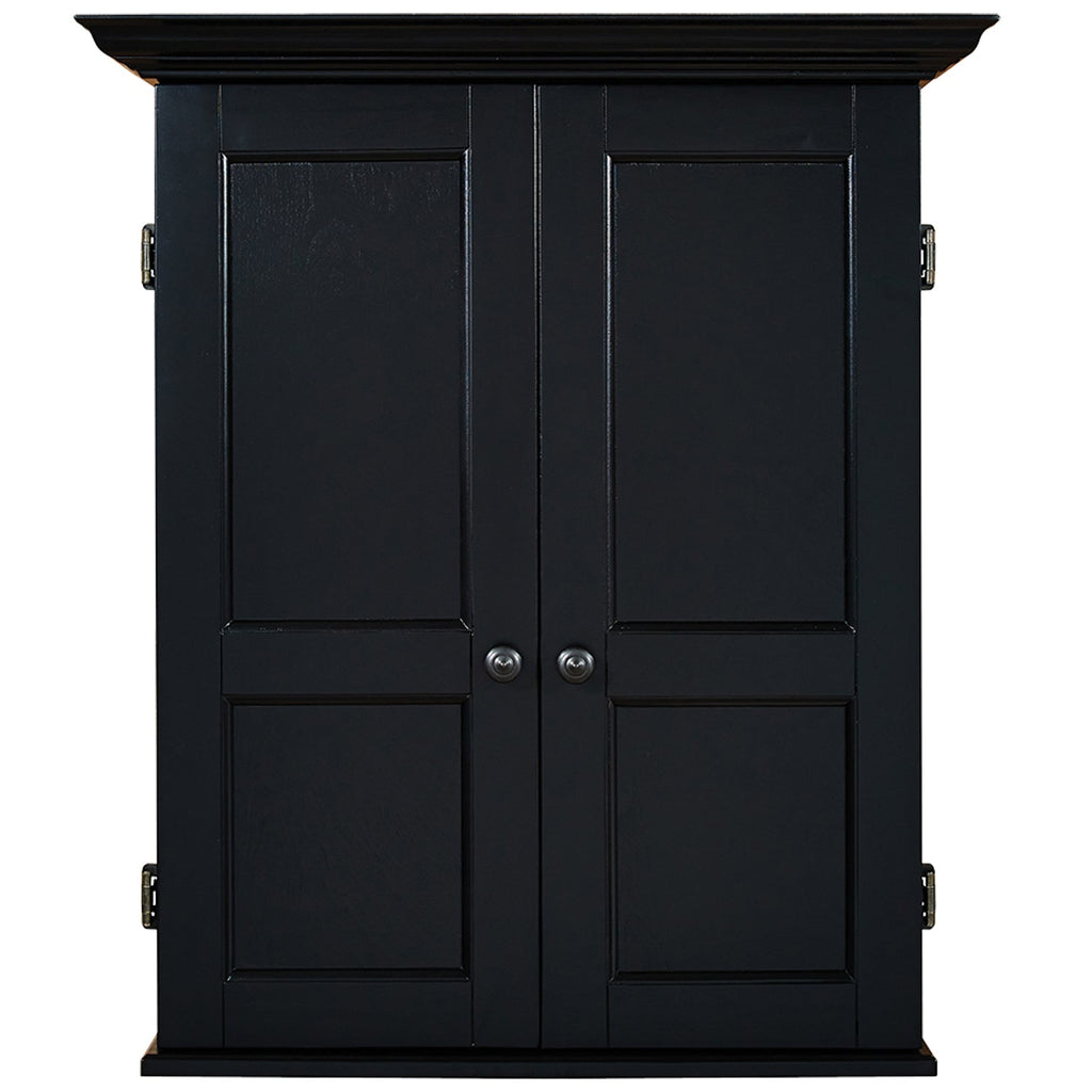 DARTBOARD CABINET SQUARE - BLACK