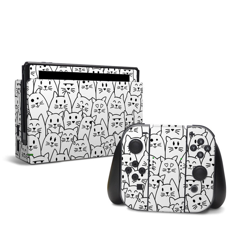 DecalGirl NSW-MOODYCATS Nintendo Switch Skin - Moody Cats
