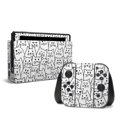 DecalGirl NSW-MOODYCATS Nintendo Switch Skin - Moody Cats