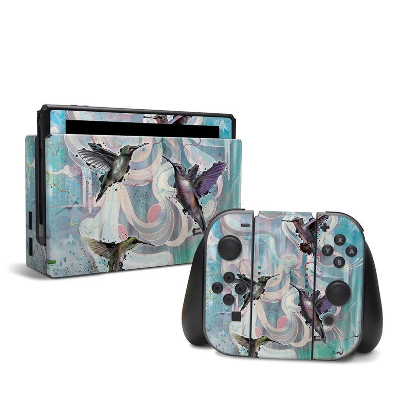 DecalGirl NSW-HUMMBRDS Nintendo Switch Skin - Hummingbirds