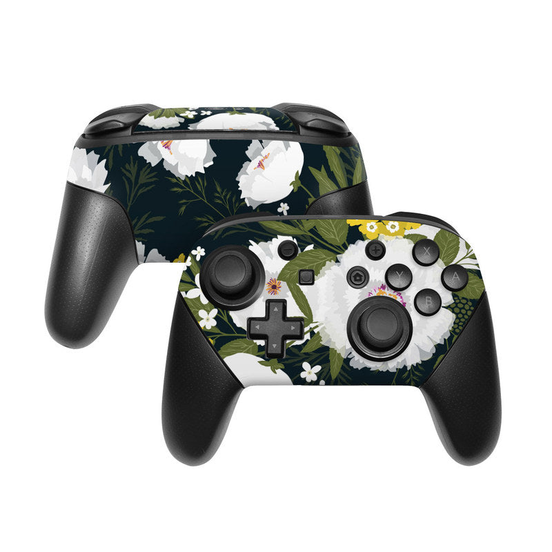 DecalGirl NSWP-FLEURN Nintendo Switch Pro Controller Skin - Fleurette Night