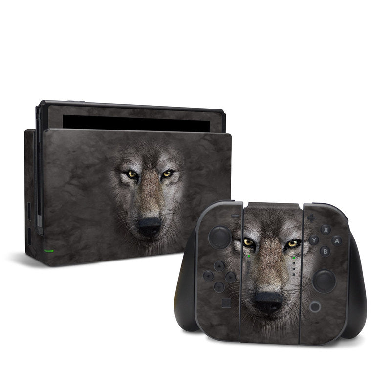 DecalGirl NSW-GRY-WOLF Nintendo Switch Skin - Grey Wolf