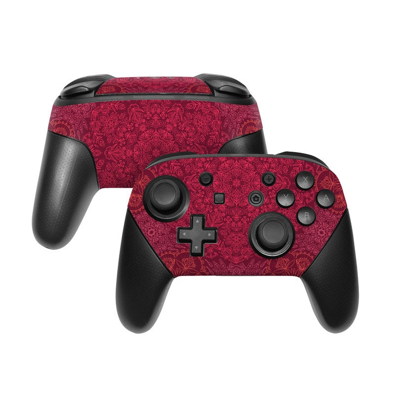 DecalGirl NSWP-FLORALVORTEX Nintendo Switch Pro Controller Skin - Floral Vortex