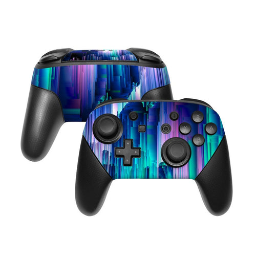 DecalGirl NSWP-GLITCHTRIP Nintendo Switch Pro Controller Skin - Glitch Trip
