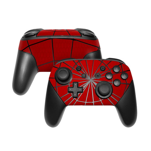 DecalGirl NSWP-WEB Nintendo Switch Pro Controller Skin - Webslinger