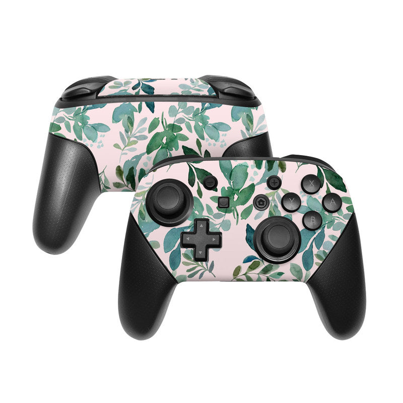 DecalGirl NSWP-SAGEGREEN Nintendo Switch Pro Controller Skin - Sage Greenery