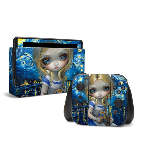 DecalGirl NSW-ALICEVG Nintendo Switch Skin - Alice in a Van Gogh