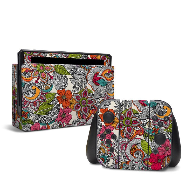 DecalGirl NSW-DOODLESCLR Nintendo Switch Skin - Doodles Color