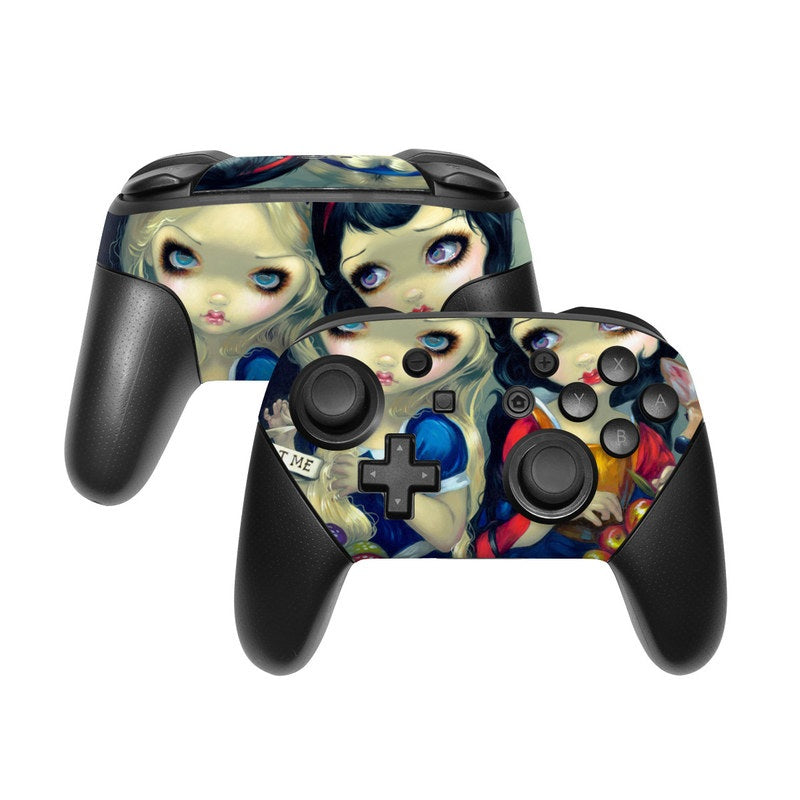 DecalGirl NSWP-ALCSNW Nintendo Switch Pro Controller Skin - Alice & Snow White