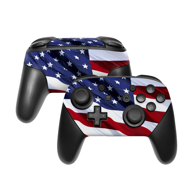 DecalGirl NSWP-PATRIOTIC Nintendo Switch Pro Controller Skin - Patriotic