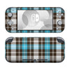 DecalGirl NSL-PLAID-TUR Nintendo Switch Lite Skin - Turquoise Plaid