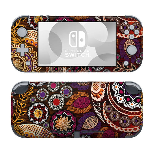 DecalGirl NSL-AUTMEHNDI Nintendo Switch Lite Skin - Autumn Mehndi