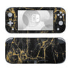 DecalGirl NSL-BLACKGOLD Nintendo Switch Lite Skin - Black Gold Marble