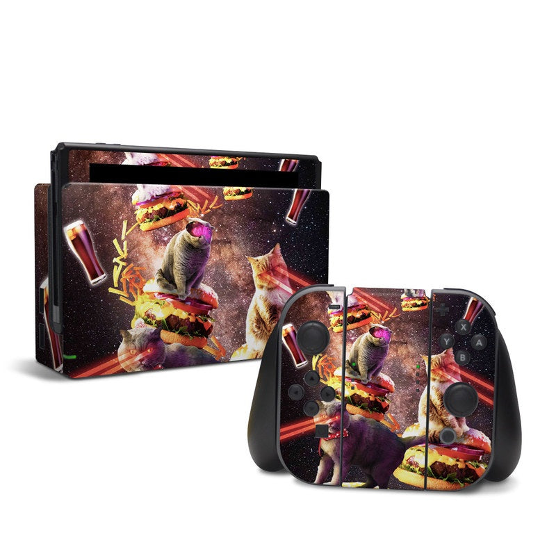 DecalGirl NSW-BURGERCATS Nintendo Switch Skin - Burger Cats