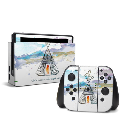 DecalGirl NSW-BOHOTEEPEE Nintendo Switch Skin - Boho Teepee