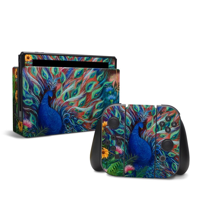 DecalGirl NSW-CORALPC Nintendo Switch Skin - Coral Peacock