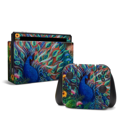 DecalGirl NSW-CORALPC Nintendo Switch Skin - Coral Peacock
