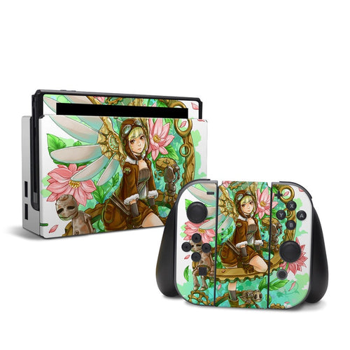DecalGirl NSW-STEAMANGEL Nintendo Switch Skin - Steampunk Angel