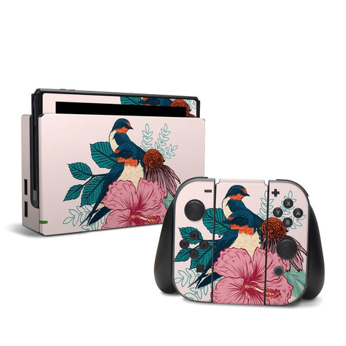 DecalGirl NSW-BARNSWALLOWS Nintendo Switch Skin - Barn Swallows